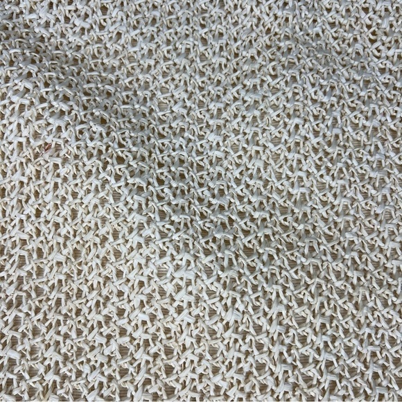 Vintage 70’s Sears, Roebuck & Co Raffia Straw bag with bamboo handles - Picture 3 of 10